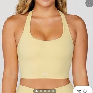 Set Active Sportbody Palmer Yellow Longline Bra